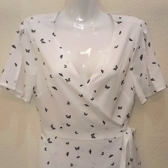 Dynamite Wrap Maxi 🦋 Tunic Tunique Top - Picture 4 of 12